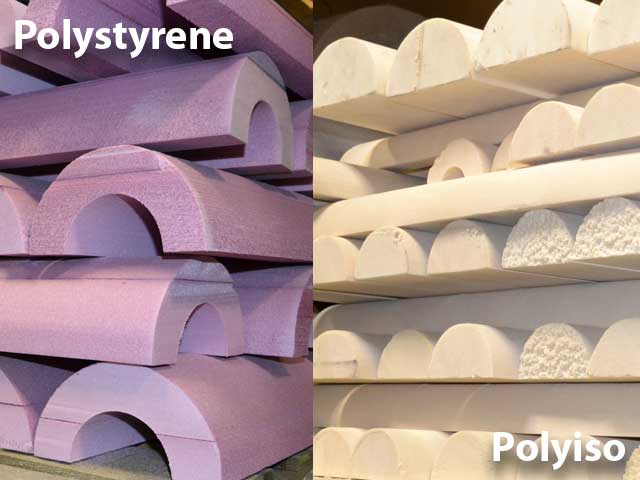 Polyurethane vs. Polystyrene Insulation